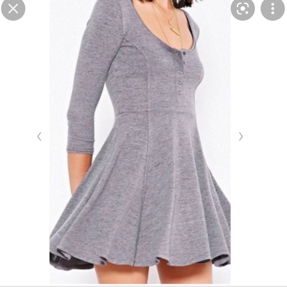 Gray Juniors Skater Style Dress - Picture 1 of 7
